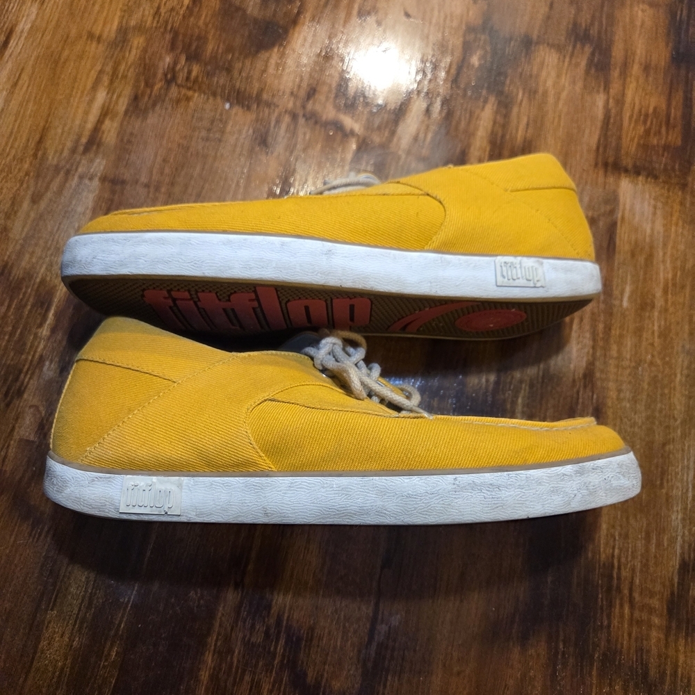 FitFlop Men's Monty (Canvas) Boating Shoe
Sz 11 Sunflower Gropcore Summer - Picture 4 of 7